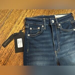 NWT Rag & Bone Nina High Rise Ankle Skinny Leg Jean Women’s size 23
